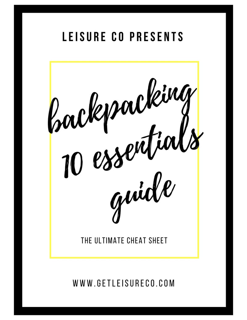 Leisure Co 10 Backpacking Essentials Guide